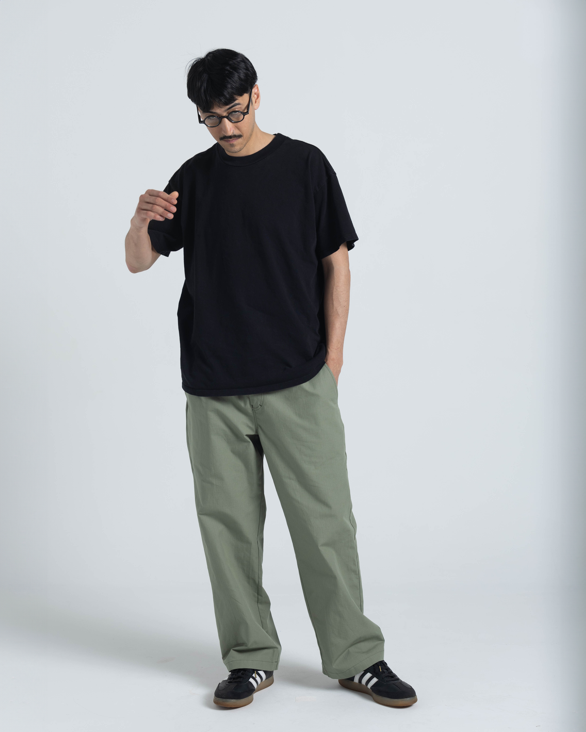 Everyday Pant - Green Cotton Ripstop