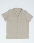 James SS Shirt - Natural Linen / Cotton