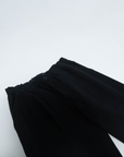 Pleated Trouser - Black Linen / Cotton