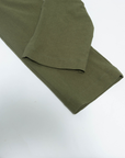 Pleated Trouser - Olive Linen / Cotton