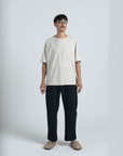 Pleated Trouser - Black Linen / Cotton