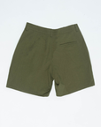 Pleated Shorts - OIive Cotton / Linen