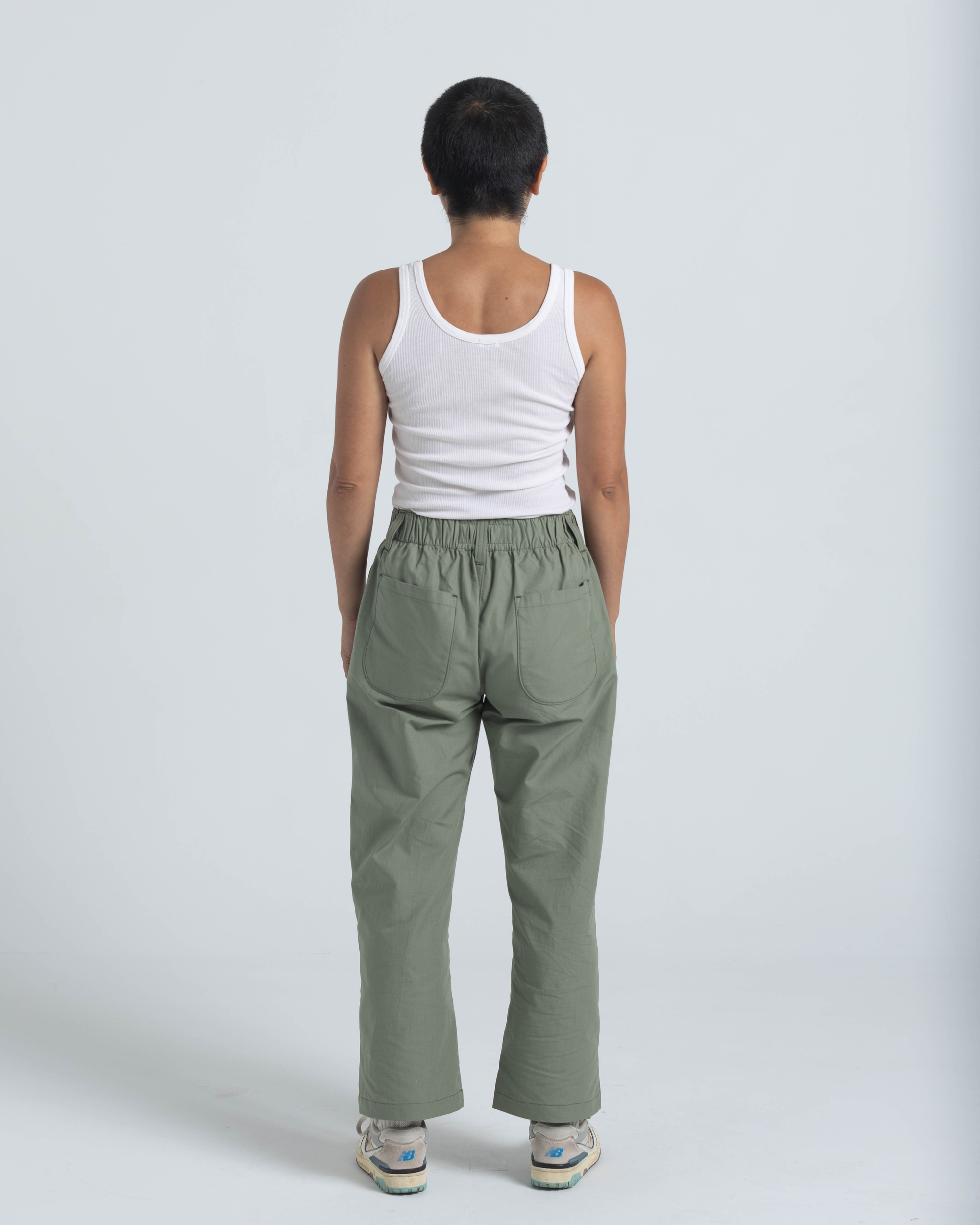 Everyday Pant - Green Cotton Ripstop